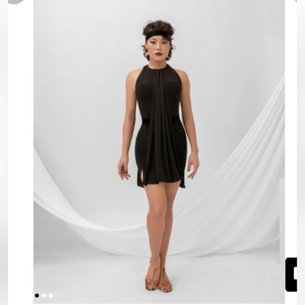NWT Michael Chen latin rhythm practice dance dress size S